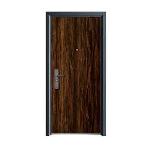 Portes Extérieures en Acier PHIPULO Résistantes aux Intempéries, Points de Verrouillage Multiples, Portes Résidentielles, Portes d'Entrée Décoratives - Product Image 3