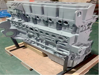 Bloque de Motor Diésel CA6DK de 6 Cilindros, Ensamblaje de Bloque de Cilindros de Alta Resistencia, Pieza de Repuesto para Revisión de Maquinaria de Construcción