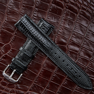 도매 맞춤 제작 가능 22mm 리자드 그레인 송아지 가죽 정품 시계 스트랩 12-24mm OEM/ODM 가능 대량 재고 보유 - Product Image 6