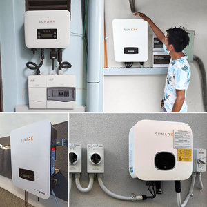 ระบบโซลาร์เซลล์แบบเชื่อมต่อกับระบบไฟฟ้าสาธารณะ Sunark Residential ขนาด 3-50KW โมโนคริสตัลไลน์ซิลิคอน พร้อมตัวควบคุม MPPT สำหรับสำรองไฟบ้าน SE-ON 3-50Kw Solar E - Product Image 6