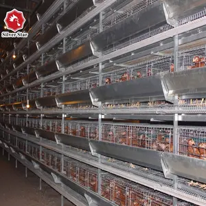 Poultry farm equipments used hot galvanized chicken cage for sale in philippines