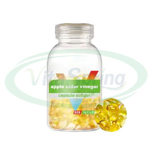 Voedingssupplement Afslankende Biologische Appelazijn <span class=keywords><strong>Softgel</strong></span> <span class=keywords><strong>Capsule</strong></span> Appelazijn <span class=keywords><strong>Softgel</strong></span> - Product Image 2