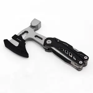 15-In-1 Outdoor Camping Combinatie Tang Survival Bijl Multi Tool Bijl Hamer