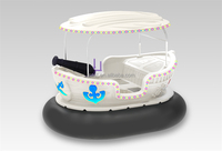 Bateau électrique pirate de divertissement d'excitation aquatique Lumières LED Pistolet à eau Bateau ponton Gonflable Piscine aquatique Bateau paysager de luxe