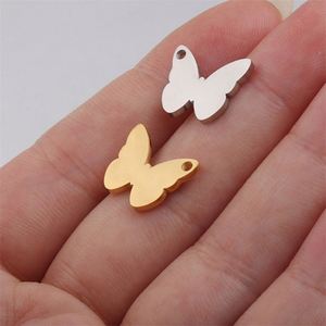 จี้สเตนเลสทรงผีเสื้อสำหรับทำเครื่องประดับที่ออกแบบเองได้ - Product Image 2