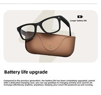 Lunettes Intelligentes IA OEM MT5 Ultra Meta avec Traduction IA, Commande Vocale, Caméra 1080P, Étanchéité IP67, Étui de Charge Magnétique