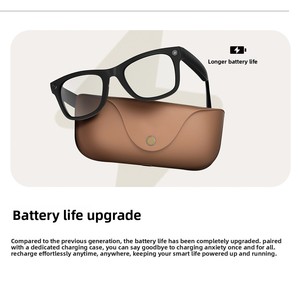 Occhiali Smart AI OEM MT5 Ultra Meta con Traduzione AI, <span class=keywords><strong>Controllo</strong></span> Vocale, Fotocamera 1080P, Impermeabilità IP67 e Custodia <span class=keywords><strong>di</strong></span> Ricarica Magnetica - Product Image 6
