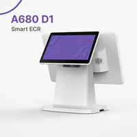 Dual Screen Cashier Payment System Touch Screen POS Payment Machine A680D1 Android Point of Sale Machine