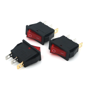Trong suốt màu đỏ và màu đen chuyển đổi Joystick 220V AC Power Rocker chuyển đổi cho hộ gia đình thiết bị - Product Image 5