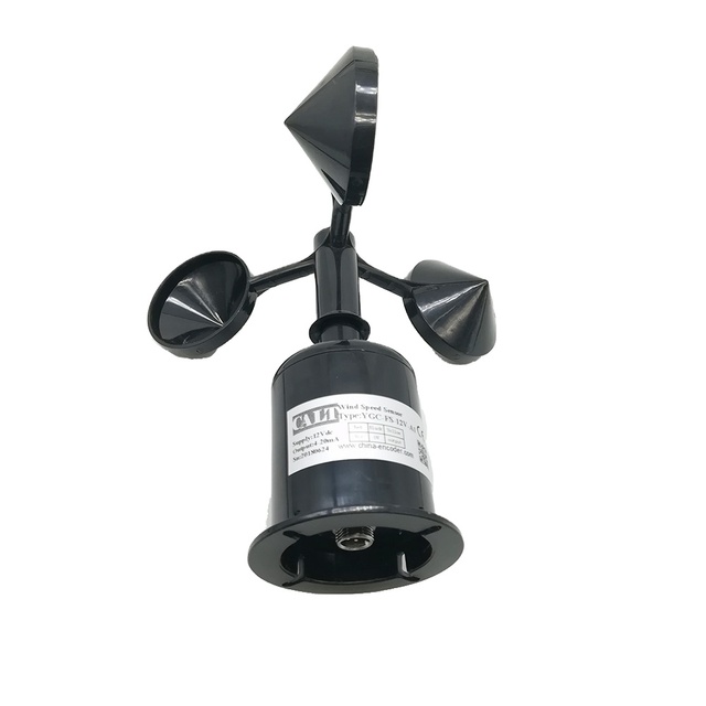 China Digital Analog Anemometer 24V 4-20mA Wind Speed Sensor with Manual Installation