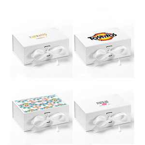 Holographic Luxury Folding White Shoe Storage <b>Magnetic</b> Closure Flap Gift <b>Boxes</b> for Packaging - Product Image 4