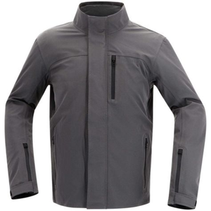 Chaqueta cortavientos con logotipo personalizado tela impermeable con cremallera completa para eventos promocionales al aire libre - Product Image 2