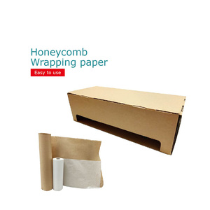 Kraft <b>Paper</b> <b>Wrap</b> <b>Roll</b> 50cm X 80m 80gsm Honeycomb Protective Cushioning Material For Packaging - Product Image 4