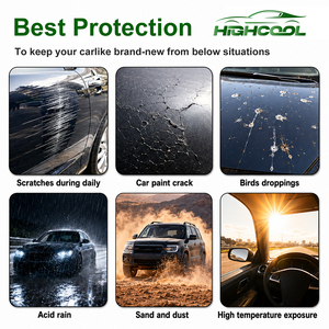 HIGHCOOL Premium Transparent TPU PPF <b>Paint</b> Protection Film Anti Scratch Anti Yellowing Self Healing Film for Car Body Protection - Product Image 4