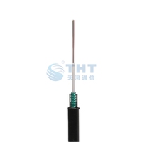 Cable de Fibra Óptica Monomodo Aéreo GYXTW para Exteriores, 24 Núcleos, G.652D, con Cubierta de PE, Garantía de 10 Años, 3 km/rollo