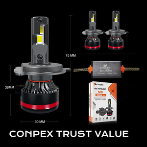 Conpex Mini <span class=keywords><strong>Lights</strong></span> 55 Wát Ô Tô Xe Head Light Bulbs H1 H4 H7 H11 <span class=keywords><strong>Led</strong></span> Đèn Pha Tự Động Đèn Pha M8 - H4 Chiếu Sáng Và An Toàn - Product Image 5