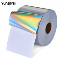 Rouleau d'étiquettes holographiques jet d'encre arc-en-ciel pour imprimante d'étiquettes afinia L801 L901 VIPCOLOR VP700 VP650 memjet
