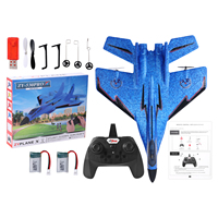 Avion RC 44 cm en mousse EPP, double batterie, vol prolongé, prêt pour FBA, avion télécommandé