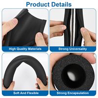 Feuille d'isolation thermique en mousse PVC acoustique à cellules fermées élastomère, résistante au feu et écologique, pour chauffe-eau et cuisine