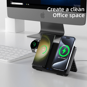 Support <span class=keywords><strong>de</strong></span> <span class=keywords><strong>chargeur</strong></span> magnétique sans fil 3 en 1 <span class=keywords><strong>Chargeur</strong></span> <span class=keywords><strong>de</strong></span> casque <span class=keywords><strong>de</strong></span> montre <span class=keywords><strong>de</strong></span> téléphone portable en même <span class=keywords><strong>temps</strong></span> <span class=keywords><strong>Charge</strong></span> <span class=keywords><strong>rapide</strong></span> 15W pour <span class=keywords><strong>iphone</strong></span> Samsung - Product Image 6