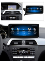 Mekede Qualcomm Snapdragon 680 écran tactile IPS vidéo de voiture avec jeu de voiture pour Benz Classe C W204 2011-2013