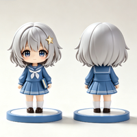 Figuras de Anime Chibi Originales Personalizadas, Chica en Traje de Marinero, Modelo Coleccionable, Juguete al por Mayor, Decoración de Escritorio, Regalo para Amantes del Anime