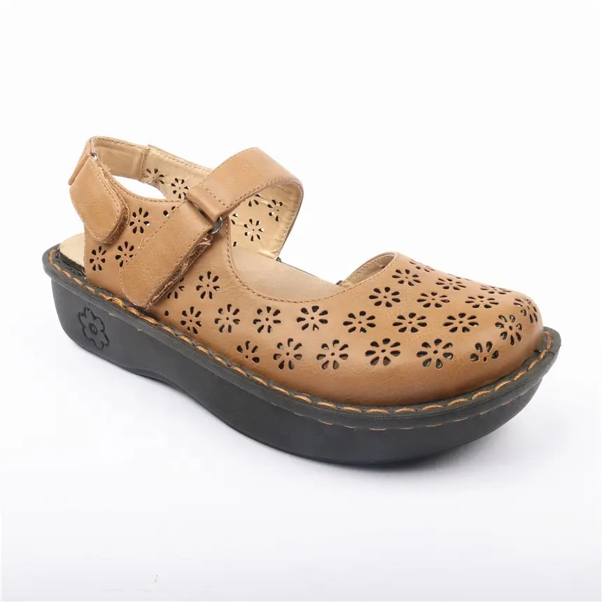 Slip resistant women and mary jane working flat clog