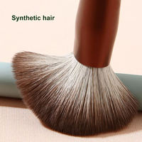Ensemble de 10 pinceaux de maquillage professionnels de luxe de haute qualité, en poils synthétiques, avec tube en aluminium, étiquette privée, pour les voyages