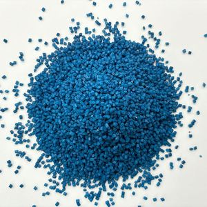 FUXI Blue Granular <b>Plastic</b> Pellets Injection Molding Grade High Impact Resistance General Purpose PA66+GF30% Reinforced - Product Image 4