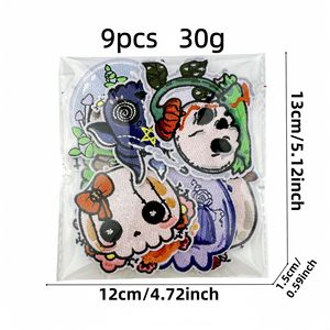 Parches Bordados Termoadhesivos de Calaveras para Sombreros, de Tela Ecológica, con Diseño de Fantasía y Estilo Lindo para Halloween - Product Image 2
