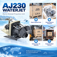 Unité de propulsion à jet d'eau Alamarin Jet AJ230 260HP, système de jet d'eau marin pour bateau de sauvetage, bateau de patrouille, bateau de travail