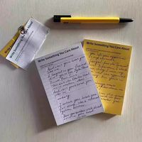 Blocs-notes adhésifs longs jaunes, cartes indexées amovibles, pour le bureau, les études et la planification