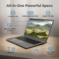 Laptop Orientato verso il Business da 15,6 Pollici con Processore Intel I7-1195G7, Sistema Windows 10 e Opzioni di Memoria da 8GB/16GB/32GB