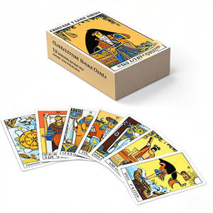 ミニ4in X 5inオラクルAffirmationカードカスタム金箔印刷タロットデッキ子供用明るい色家族用 - Product Image 1