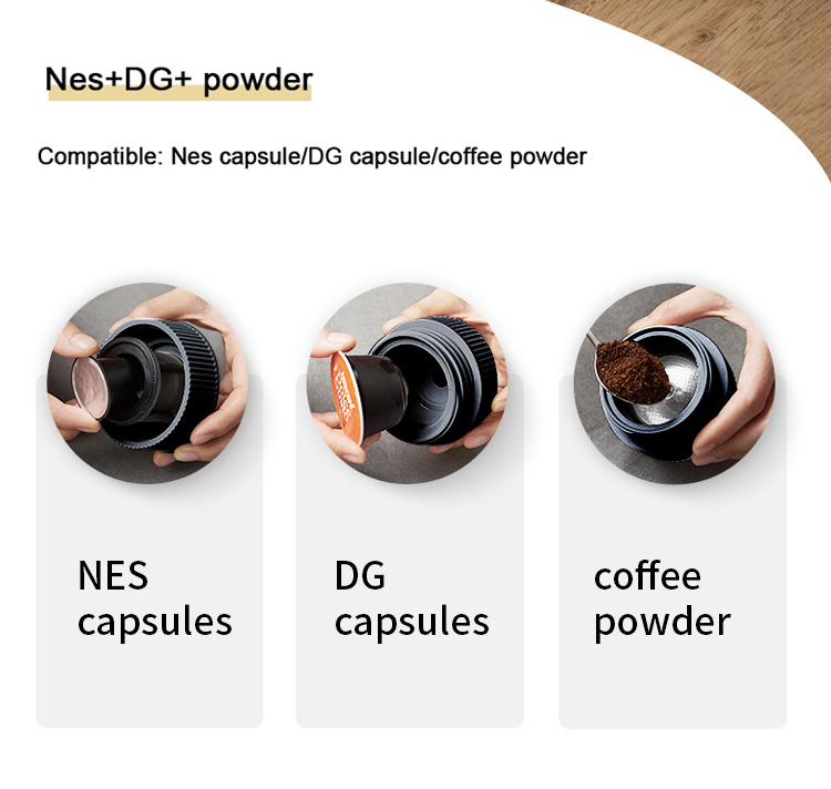 Manual Coffee Espresso Machine Hand Operated Espresso Machines Pot Portable Outdoor Travel Portable Coffee Maker
