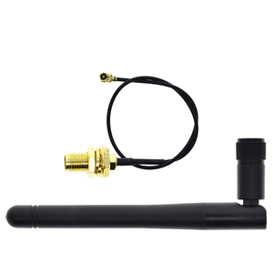 TZT 2,4 GHz 3dBi <span class=keywords><strong>WiFi</strong></span> 2,4g Antena Macho Enrutador inalámbrico + 17cm PCI U.FL IPX a Cable Pigtail macho ESP32 - Product Image 1