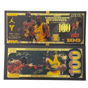 2026 Amerika Nieuw Model Basketbal Bankbiljet in 24K verguld goud voor cadeaus - Product Image 3