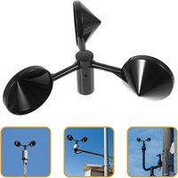Anémomètre à 3 aubes pour la mesure de la vitesse et de la direction du vent, 0~70 m/s, sortie Impulsion/RS232/RS485, résolution 0,1 m/s, température -10~50°C