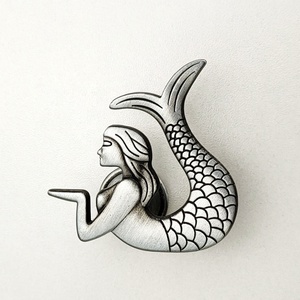 Maniglie per Cassetti a Forma di Sirena in Lega di Zinco Nera Moderna con Vite M4, Prezzo di Fabbrica - Product Image 2