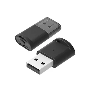 HIGI USB Bluetooth Audio Transmitter BT5.0 Wireless Music Adapter Handsfree Call Dongle for Home PC Switch PS Host