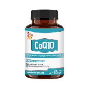 Suplemento para el Cuidado de la Salud, Cápsulas Blandas de CoQ10, Aumenta la Actividad Antioxidante, Mejora la Producción de Energía Celular con Coenzima Q10 - Product Image 1