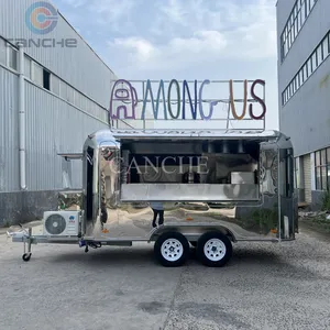Remolque Móvil de Acero Inoxidable Canceh de 4m para Camping y Venta de Comida en la Calle - Product Image 4