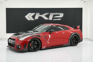 Kit de Carrocería de Fibra de Carbono Estilo KP para GTR R35, Parachoques Delantero/Trasero, Alerón, Carrocería Ancha, Nuevo, Autoadhesivo, Reemplazo - Product Image 2