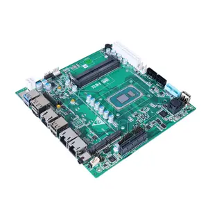 Placa-mãe NAS i5-1135G processador 2x i226-V 2.5G Nics Dual M.2 NVMe Six SATA3.0 Mini-Itx Placa-mãe do servidor Routing Soft RAID