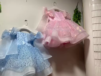 Robe de Soirée Élégante pour Filles avec Nœud en Paillettes, Robe de Princesse en Tulle pour Mariage, Demoiselles d'honneur, Bal de Promo, Anniversaire et Soirée
