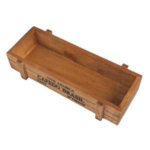 Mini Wooden Portable Meaty Flower Planting Box Vegetable Seed Outdoor Wooden Box
