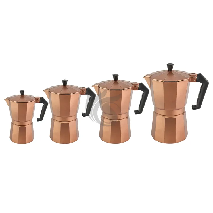 2022 Wholesale New Ideas Kitchen Gadgets Italian Moka Mini Stainless Steel Stovetop Espresso Mocha Pot Tea Coffee Maker