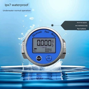 เครื่องวัดการไหลแบบดิจิตอลสแตนเลสสำหรับน้ำมันเบนซิน กันน้ำ รุ่น K24 จอแสดงผลดิจิตอล K24 วัดค่าได้อย่างแม่นยำสำหรับเครื่องปรับอากาศ - Product Image 4