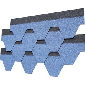 Materiales Decorativos Impermeables para Techos Inclinados, con Aislamiento Térmico, Tejas de Asfalto de Color, Impermeabilización de Techos - Product Image 4