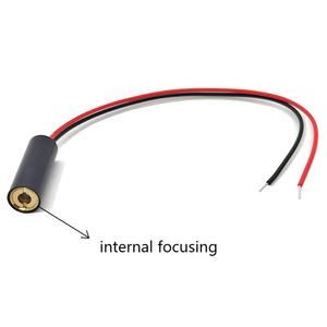 9X26mm 520nm 0,5 MW Módulo láser de punto verde de enfoque interno Luz láser fácil de operar Industrias DE LA CONSTRUCCIÓN Nueva condición - Product Image 4